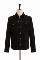SLJ4 Suede Shirt Black - Khaal