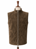 Vintage Suede Leather Vest - Khaal