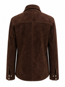 SLJ4 Suede Shirt Khaki Rust - Khaal