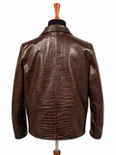 Heritage Croc Leather Jacket - Khaal