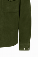 SLJ4 Suede Shirt Khaki Green - Khaal