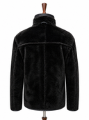 Midnight Shearling Suede Jacket - Khaal