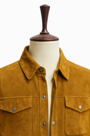 SLJ4 Suede Shirt Cognac - Khaal
