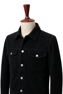 SLJ4 Suede Shirt Black - Khaal