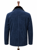 Midnight Shearling Suede Jacket - Khaal