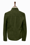 SLJ4 Suede Shirt Khaki Green - Khaal
