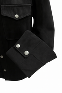 SLJ4 Suede Shirt Black - Khaal